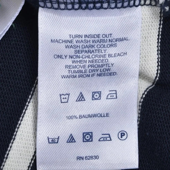 Land's End Striped Shift Dress Blue White Green Nautical Sleeveless Size Small - Picture 7 of 9